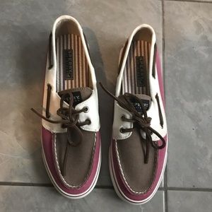 Like new colorblocked Sperry Boat Shoes size 7.5